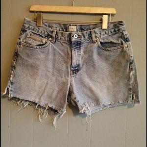 Vintage Calvin Klein high waisted cut off shorts